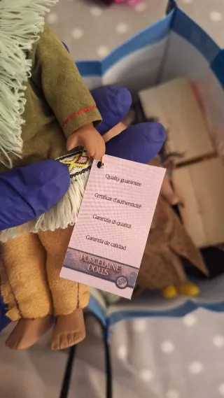 Muñeca porcelana coleccionista