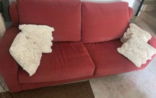 Sofás 2 y 4 plazas rojo