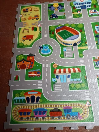 Alfombra Goma EVA Carreteras Ciudad