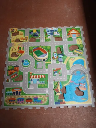 Alfombra Goma EVA Carreteras Ciudad