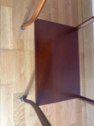 Mesita de noche antigua madera roble