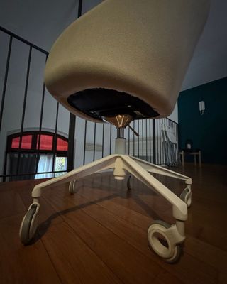 Sedie ufficio beige/bianche (8 pezzi)