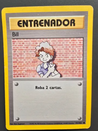 Carta Pokémon Entrenador Bill