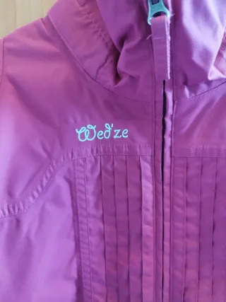 Abrigo impermeable rosa Wedze