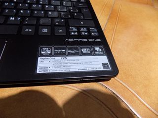 Portátil Acer Aspire One 725 Negro