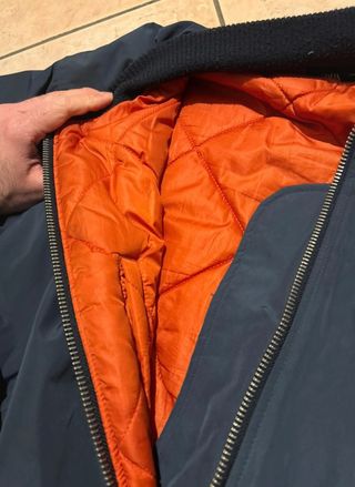 Bomber Zara blu/arancione taglia L