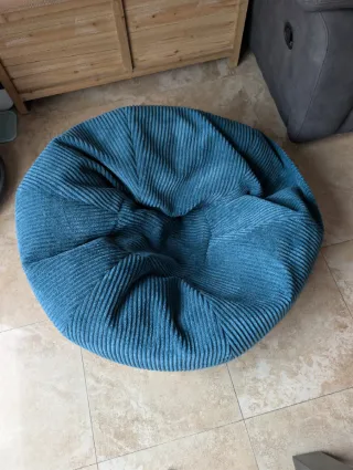 Puf Maison du Monde azul pana