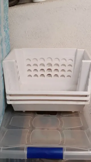 Bandejas de organización de plástico