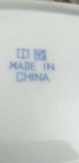 Set Tè Porcellana Blu e Bianca Cinese