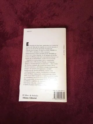 Don Juan Tenorio (drama) ; Un testigo de bronce...