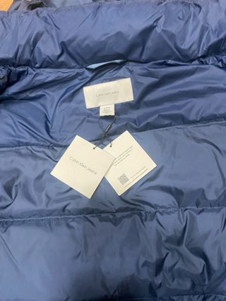 Chaqueta Calvin Klein Azul con Capucha