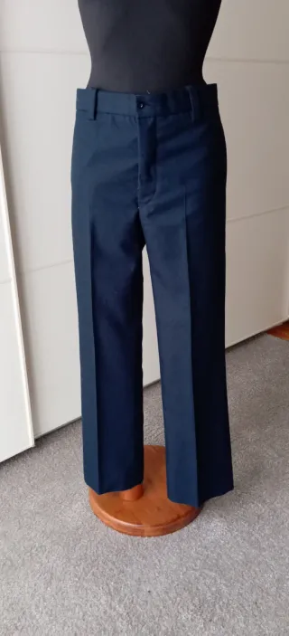 Pantaloni vintage da uomo blu