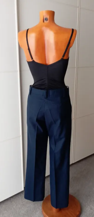 Pantaloni vintage da uomo blu