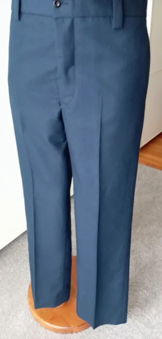 Pantaloni vintage da uomo blu