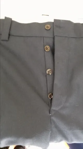 Pantaloni vintage da uomo blu