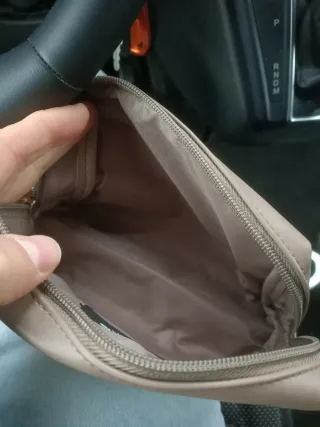 Pochette Piquadro Beige Nuova