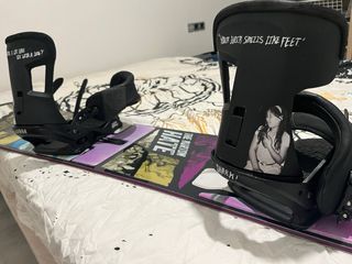 Tabla Snowboard Burton Hate + Fijaciones