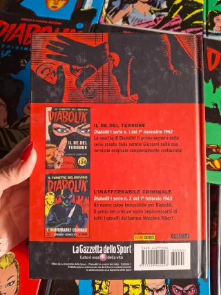 13 volumi Diabolik Le origini del mito
