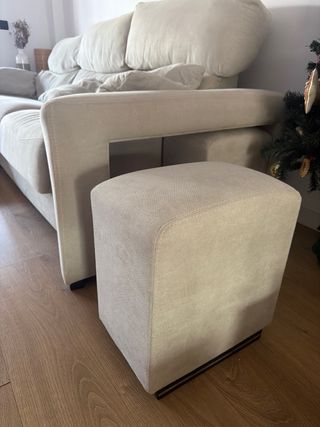 Sofá Chaiselongue 4 Plazas Beige