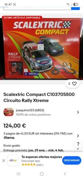 Scalextric Compact Rally Xtreme