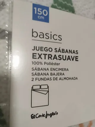 Juego Sábanas Cama 150 Extra Suave