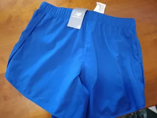Pantalones running New Balance mujer azul