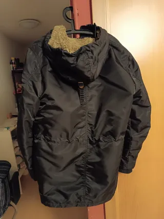 Parka Jack & Jones negro hombre. Talla M