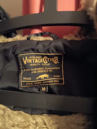 Parka Jack & Jones negro hombre. Talla M