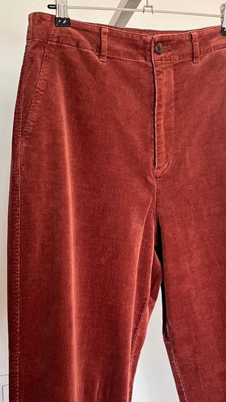 Uniqlo Pantalón corduroy tabaco T.36