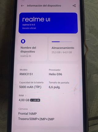 Realme 8i Negro