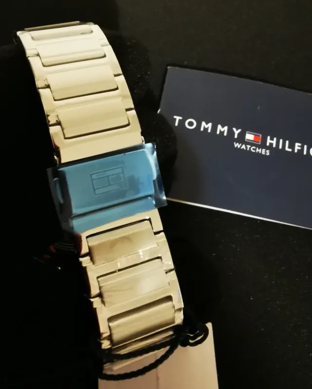 Reloj Tommy Hilfiger Hombre Acero Plata/ Negro