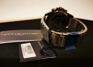 Reloj Tommy Hilfiger Hombre Acero Plata/ Negro