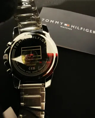 Reloj Tommy Hilfiger Hombre Acero Plata/ Negro