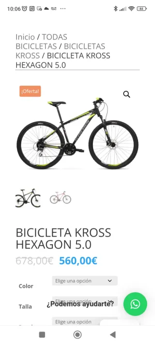 Bicicleta Kross 29