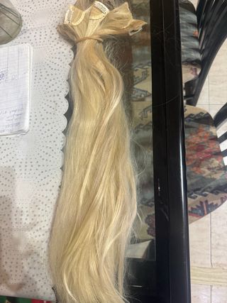 Extensiones Pelo Natural Rubio 250g con clip