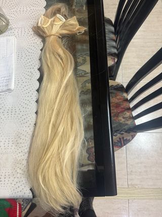 Extensiones Pelo Natural Rubio 250g con clip