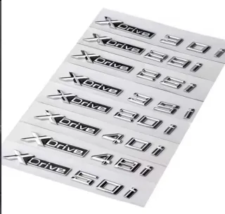 Emblema Xdrive letras laterales para Bmw