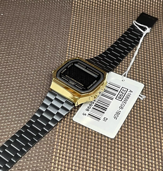 Orologio Casio Vintage Nero e Oro