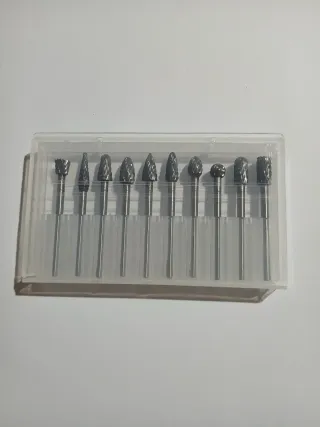 Set 10 Fresas Rotatorias Metal Dremel