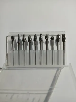 Set 10 Fresas Rotatorias Metal Dremel
