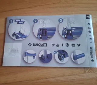 Carro mochila plegable rojo BUSQUETS