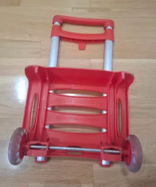 Carro mochila plegable rojo BUSQUETS