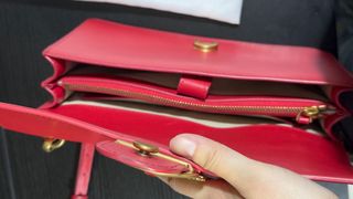 Borsa Pinko rossa modello Love Bag Icon