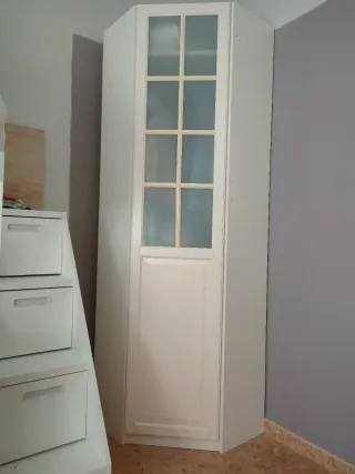 Armario Esquinero Blanco de Ikea