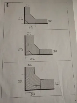 Armario Esquinero Blanco de Ikea