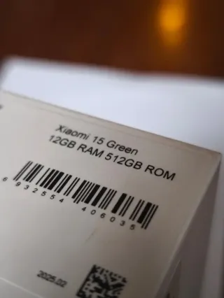 BCN SIN ABRIR Xiaomi 15 512GB Blanco