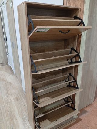 Zapatero 4 divisiones madera