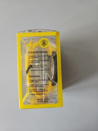 Reloj Calgary Negro y Amarillo