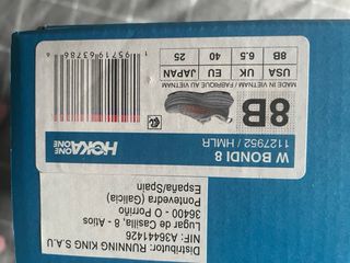 Zapatillas Hoka Running Asfalto Gris