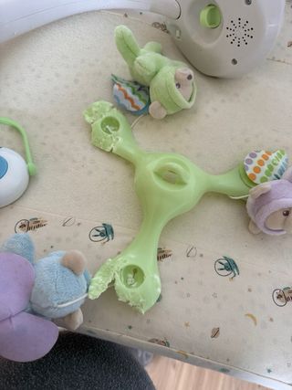 Móvil cuna bebé con peluches